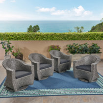 Wayfair patio swivel online chairs